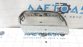 Обрамление накладки заднего бампера нижнее правое Audi Q5 80A 21-24 хром под широкий выхлоп, S-Line, царапины