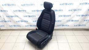 Водительское сидение Honda CRV 17-22 без airbag, электро, ткань черное, под чистку, потёрто