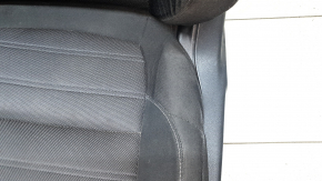 Водительское сидение Honda CRV 17-22 без airbag, электро, ткань черное, под чистку, потёрто