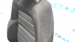Водительское сидение Honda CRV 17-22 без airbag, электро, ткань черное, под чистку, потёрто