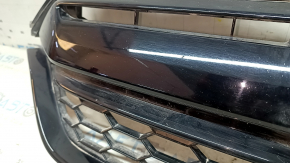 Решетка радиатора grill в сборе Honda CRV 20-22 со значком, hybrid, под радар, с накладками молдингов, песок