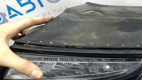 Дневной ходовой огонь DRL в сборе левый Hyundai Tucson 22-26 LED, серый, надломаны крепления, сломаны крепления