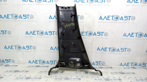 Ornamente montan central dreapta jos negru pentru Nissan Pathfinder 13-20, tip 1, zgârieturi