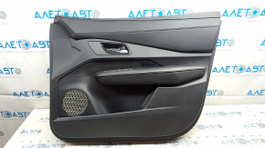 Panou ușă față dreapta pentru Nissan Ariya 23-25, piele neagră cu iluminare din spate, inserție din piele neagră, cotieră din piele neagră, mâner cromat, zgârieturi