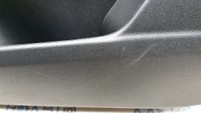Panou ușă față dreapta pentru Nissan Ariya 23-25, piele neagră cu iluminare din spate, inserție din piele neagră, cotieră din piele neagră, mâner cromat, zgârieturi