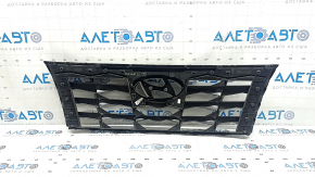 Решетка радиатора grill в сборе Hyundai Tucson 22-26 без камеры, трещина