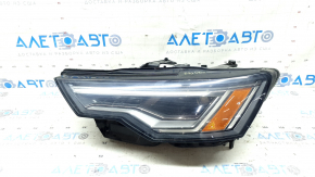 Фара передняя левая в сборе Audi A6 C8 19-24 LED, Matrix beam с уплотнителем, песок