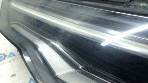 Фара передняя левая в сборе Audi A6 C8 19-24 LED, Matrix beam с уплотнителем, песок