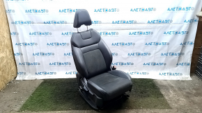 Пассажирское сиденье Nissan Ariya 23-26 с airbag, механическое, подогрев, кожзам черный с вставкой алькантары