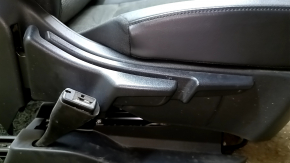 Пассажирское сиденье Nissan Ariya 23-26 с airbag, механическое, подогрев, кожзам черный с вставкой алькантары