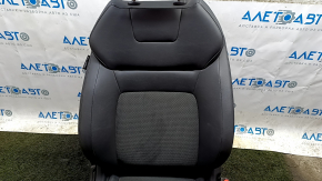 Пассажирское сиденье Nissan Ariya 23-26 с airbag, механическое, подогрев, кожзам черный с вставкой алькантары