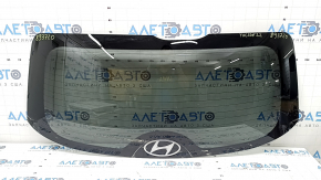 Geamul din spate al portbagajului Hyundai Tucson 22-24 cu emblemă, fumuriu