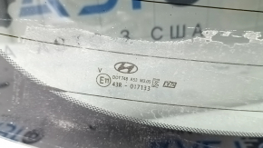 Стекло заднее двери багажника Hyundai Tucson 22-26 с эмблемой, тонировка