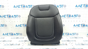 Tapițerie spătar scaun pasager Hyundai Tucson 22-24, piele neagră, perforată, încălzită, curățabilă