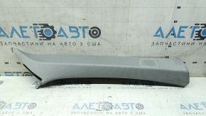 Накладка передней стойки верхняя правая Audi A6 C8 19-23 серая, чистку