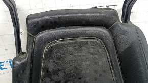 Pernă banchetă spate, rândul 2, stânga, Hyundai Tucson 2022-2024, piele neagră, perforată, curățabilă chimic