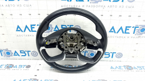 Volan din piele neagră pentru Hyundai Tucson 22-24, cu butoane și ornamentele decorative, SUA