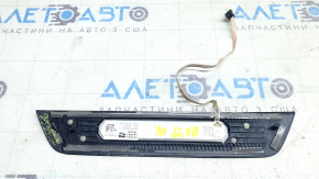 Накладка порога внешняя задняя правая Audi A6 C8 19-25 черная с хром вставкой и подсветкой, царапины