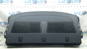 Полка задняя Audi A6 C8 19-25 черная без шторки, с накладками