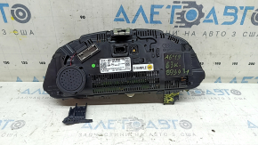 Щиток приборов Audi A6 C8 19-25 км/ч, миль/ч, 63к, сломаны крепления