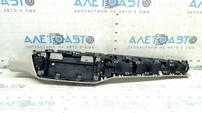 Ornamente panou față dreapta pentru Audi A6 C8 19-24, gri deschis, cu ornamente, cu iluminare din spate