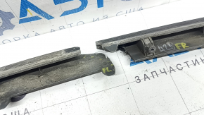 Ornamente centrale bară față Hyundai Tucson 2022-2024, structură gri, vopsită în negru, spartă, crăpată
