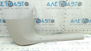 Ornament prag interior dreapta față pentru Audi A6 C8 19-21, gri deschis, zgârieturi, uzat, necesită curățare