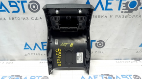 Накладка центральной консоли задняя VW Jetta 19-26 черная, под кнопки, царапины
