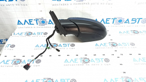 Зеркало боковое левое VW Jetta 19-23 5+2 пинов, BSM, подогрев, синее