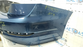 Бампер задний голый VW Jetta 19-21 синий, царапины