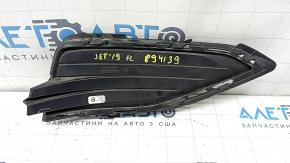 Решетка бампера левая VW Jetta 19-21 структура, без птф, песок