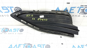 Решетка бампера правая VW Jetta 19-21 структура, без птф, песок