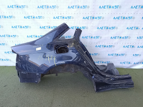 Четверть крыло задняя правая Audi A4 B8 08-16 седан, отпилена, синяя, примята, вмятины, тычки