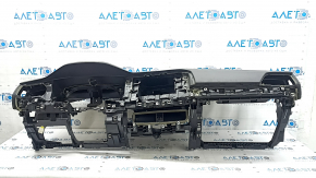 Panou de bord negru cu airbag pentru VW Jetta 19-24, suport defect