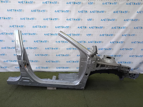 Четверть передняя правая Toyota Camry v55 15-17 usa, отпилена, с центральной стойкой, серебро 1J9