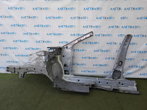 Четверть передняя правая Toyota Camry v55 15-17 usa, отпилена, с центральной стойкой, серебро 1J9