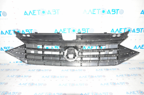 Решетка радиатора grill VW Jetta 19-21 без эмблемы