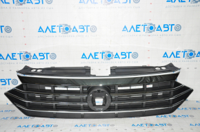 Решетка радиатора grill VW Jetta 19-21 без эмблемы