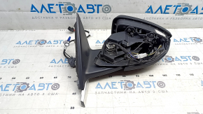 Ansamblu oglindă retrovizoare stânga pentru Audi E-Tron 19-23, 13+1 pini, încălzită, antiorbire automată, BSM, cameră cu ornament cromat, culoarea caroseriei, grafit LZ7S, fără ornamente, crăpată