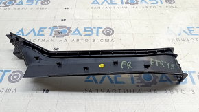 Ornament consolă centrală dreapta sus pentru Audi E-Tron 19-23, cromat, cu iluminare din spate, lovituri minore