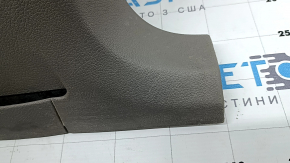 Накладка центральной стойки нижняя правая VW Tiguan 09-11 коричневая, царапины