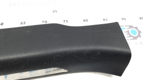 Ornamente prag ușă dreapta față pentru Toyota Venza 21-24, negre, inserție cromată, zgârieturi, coroziune, lovituri pe ornamentele cromate
