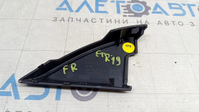 Заглушка дверь-зеркало внутренняя передняя правая Audi E-Tron 19-23 черная