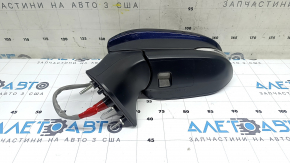 Зеркало боковое левое в сборе Toyota Venza 21-24 12 пинов, поворотник, подогрев, BSM, подсветка, синее, песок
