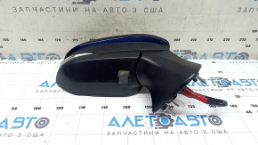 Зеркало боковое правое в сборе Toyota Venza 21-24 12 пинов, поворотник, подогрев, BSM, подсветка, синее