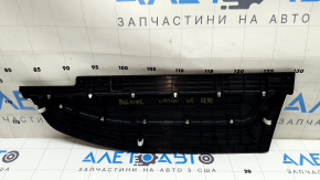Крышка бокса багажника правая Toyota Venza 21-24 Limited, XLE, черная, хром, в плёнке, потёрт пластик