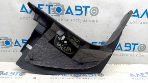 Накладка передней стойки нижняя левая Audi E-Tron 19-23 черная, царапины