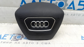 Подушка безопасности airbag в руль водительская Audi E-Tron 19-23 черная