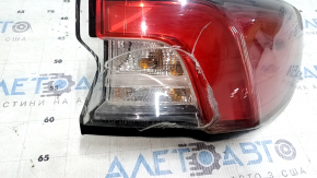 Фонарь внешний крыло правый Ford Escape MK4 20-22 галоген, разбито стекло, без накладки