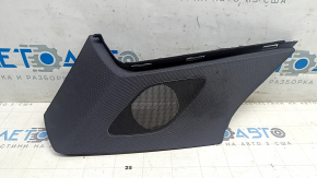 Ornament montan spate în spatele geamului stânga sus, Audi E-Tron 19-23, gri, sub difuzor, Quattro